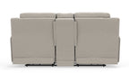 Micah - Power Headrest Power Deep Seat Reclining Console Loveseat - Oatmeal