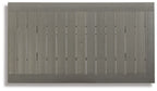 Visola - RECT Dining Table w/Umb OPT - Gray