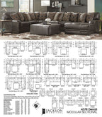Denali ITALIAN LEATHER Sectional Collection by Jackson Furniture
