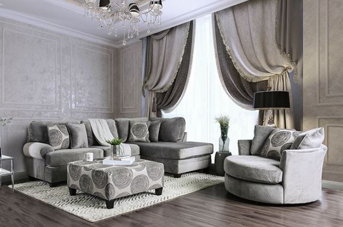 Groovy - Smoky Grey - 2pc Sectional Collection