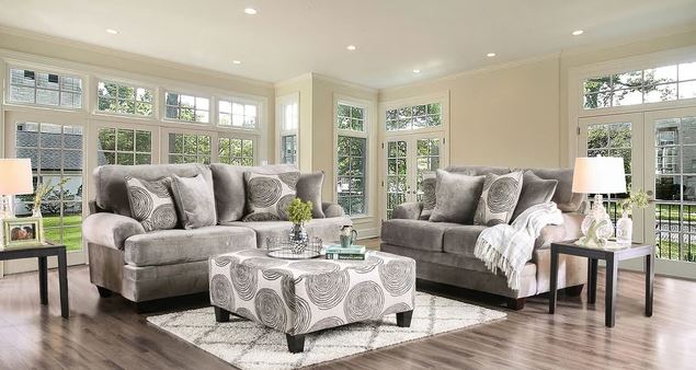 Groovy - Smoky Grey - 2pc Sofa & Love seat Collection