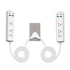 Multi Outlet Power Strip With USB Type C Ports Indoor