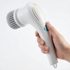 Effortless Electric Grease Scrubber Rechargeable Cordless Power Cleaning Brush