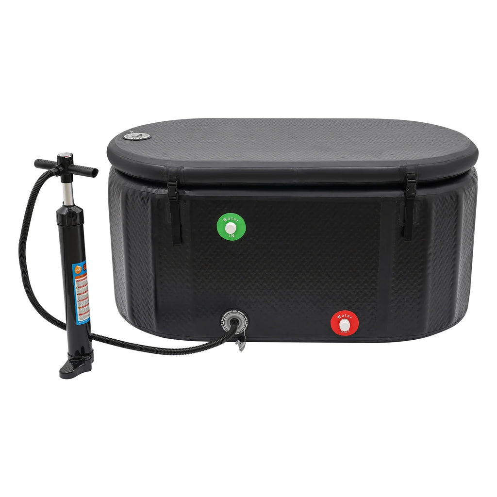 Inflatable Ice Bath For Athletes 370L With Pump Repair Kit