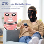 Iebilif Face Neck LED Mask With 7 LED Light Therapy