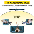 SucceBuy Tripod Projector Screen With Stand 4K HD Portable Cinema