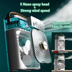 Kualool 3-In-1 Air Cooler Humidifier Portable Night Light