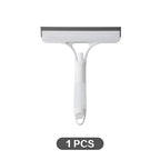 3-In-1 Multifunctional Window Squeegee Glass Wiper With Spray Bottle Scrubber