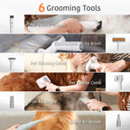Dog Grooming Kit With Dryer And Hair Vacuum LED Display