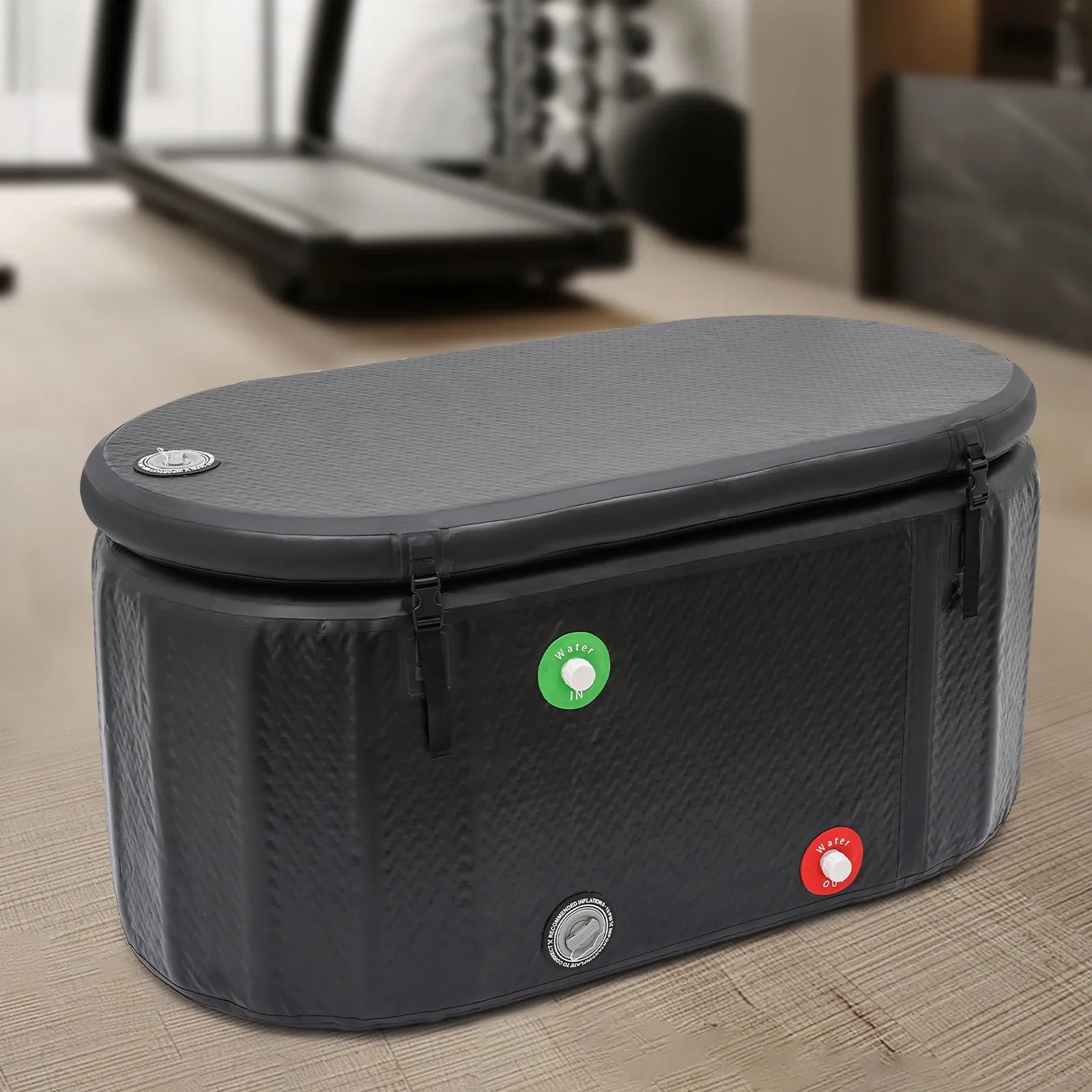 Inflatable Ice Bath For Athletes 370L With Pump Repair Kit