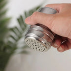Stainless Steel Spice Jar With Rotating Cover Salt Sugar Shaker