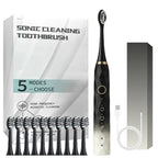 Electric Toothbrush Rotary Cleaning Waterproof With Timer USB Rechargeable