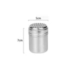 Stainless Steel Spice Jar With Rotating Cover Salt Sugar Shaker