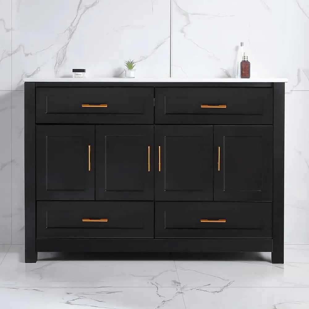 Freestanding Modern Bathroom Vanity With Sink Cabinet And Drawers