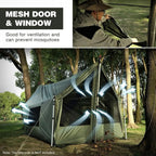 4-Season Windproof Waterproof Hammock Tent With Stove Jack For Camping