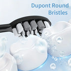 Electric Toothbrush Rotary Cleaning Waterproof With Timer USB Rechargeable