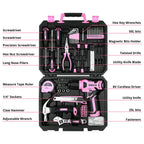 DEKO 126-Piece Power Tool Combo Kit With 8V Cordless Drill