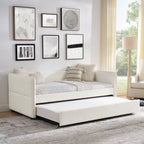 Upholstered Daybed With Pop Up Trundle