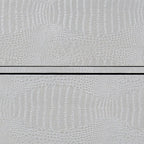Anpu - Console Cabinet - Silver Faux Crocodile Skin