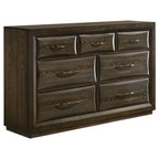 Atlas 4-piece California King Bedroom Set Dark Oak