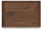 Fortlorn - Two Drawer Night Stand - Walnut Brown