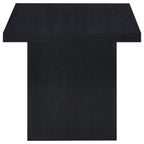 Max Square Engineered Laminate End Side Table Black