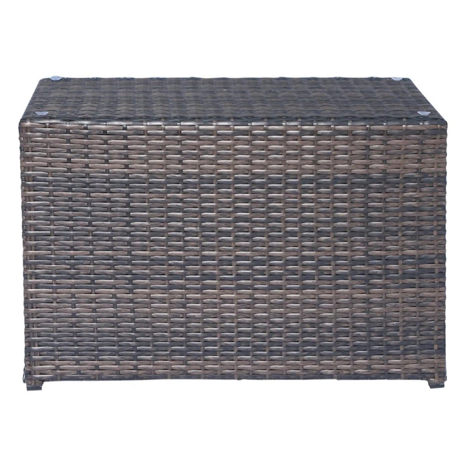 Comfortable Modern Patio Rattan Sectional Set With Cushions