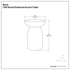 Boyd - Handcrafted Accent Table