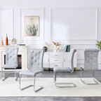 Elegant Design Upholstered Dining Chairs