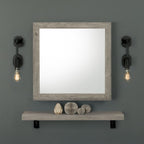 Mari - Mirror - Light Gray Finish