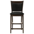 Jaden Upholstered Counter Chair Espresso (Set of 2)