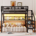 Loft Bed With Stairs And Storage
