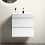 Alice - Bathroom Vanity With Large Storage, Sink, Wall Mounted