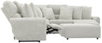 Majesty - Deep Seating Power Reclining Sectional And Ottoman