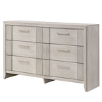 6 Drawer Storage Dresser Furniture - Antique White