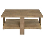 Dawn 3-piece Round Coffee and End Table Set Mango Brown