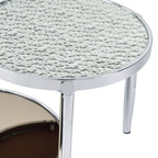 Abbe - Coffee Table - Glass & Chrome