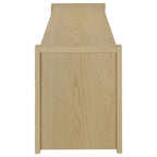 Laurelton 78-inch 4-door TV Stand Media Console Light Oak