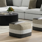 Clay - Square Pouf, Upholstered