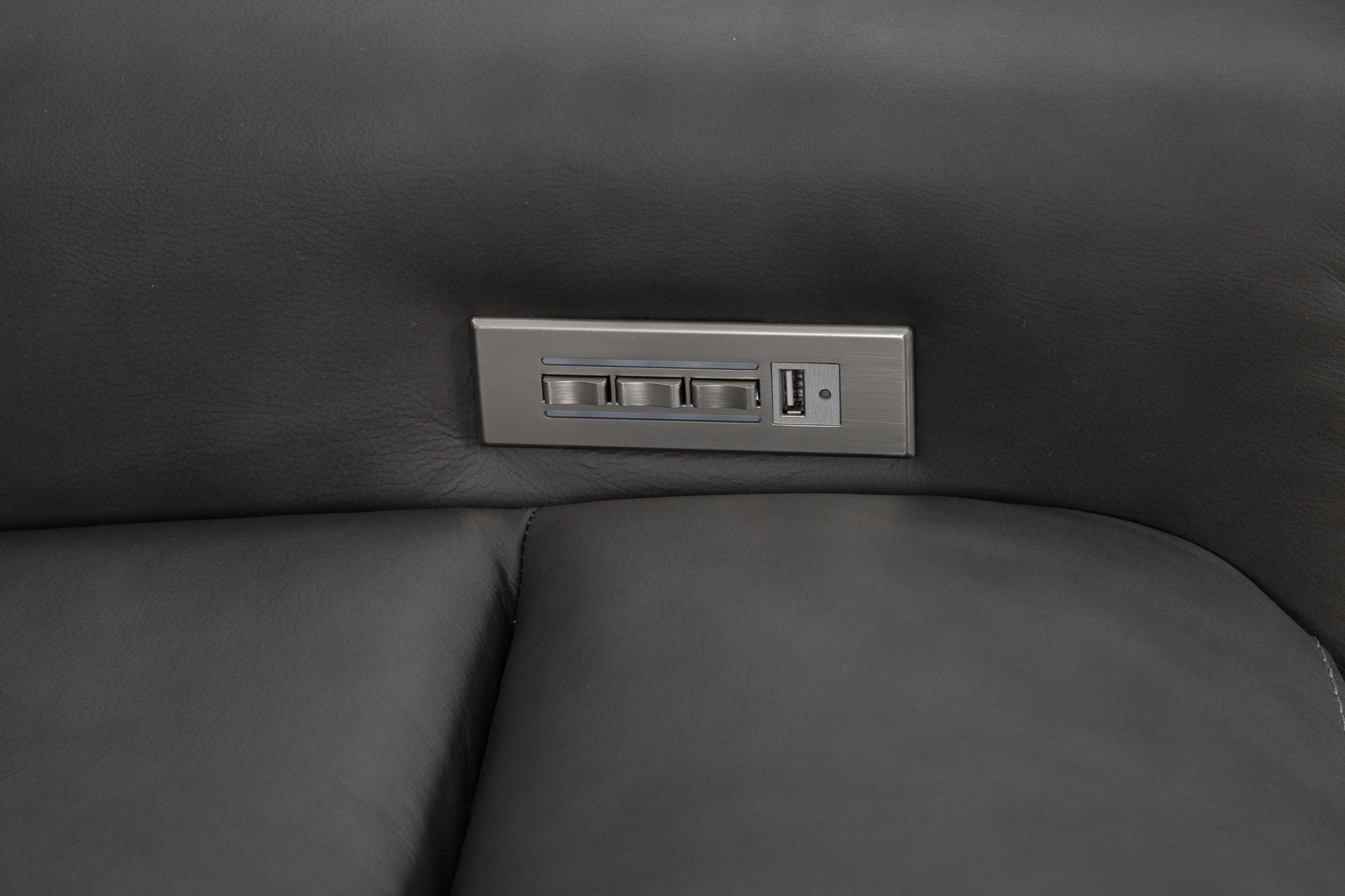 Pierce - Power Sofa With Power Recline, Power Headrest (Drop Down Table With Two Cup Holders)-Zero Gravity, Lumbar