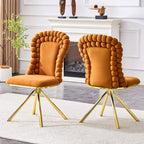 Puffy Bubble, Ball Chain Chair For Dining Room & Kitchen (Set of 2)