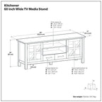 Kitchener - Handcrafted TV Media Stand