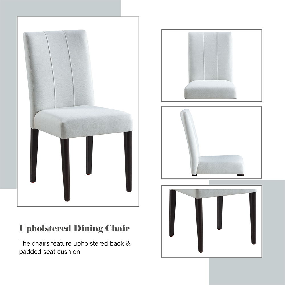 Carena - Side Chair (Set of 2) - White & Brown