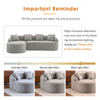 Combined Sofa With 4 Pillows