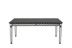 Varian II - Dining Table - Mirrored & Black