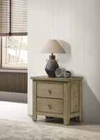 Hazlewood 2-drawer Nightstand Bedside Table Vineyard Oak