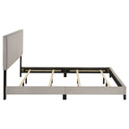 Boyd Upholstered California King Panel Bed Ivory