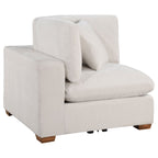 Lakeview 6-piece Upholstered Modular Sectional Sofa Ivory