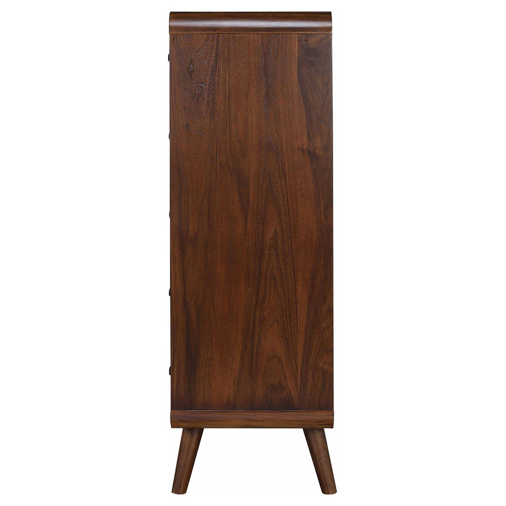 Robyn 5-drawer Bedroom Chest of Drawers Dark Walnut