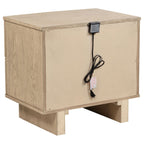 Kailani 5-piece Eastern King Bedroom Set Beige Oak